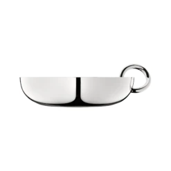 Christofle Vertigo Large Silver-Plated Snack/Trinket Bangle Bowl