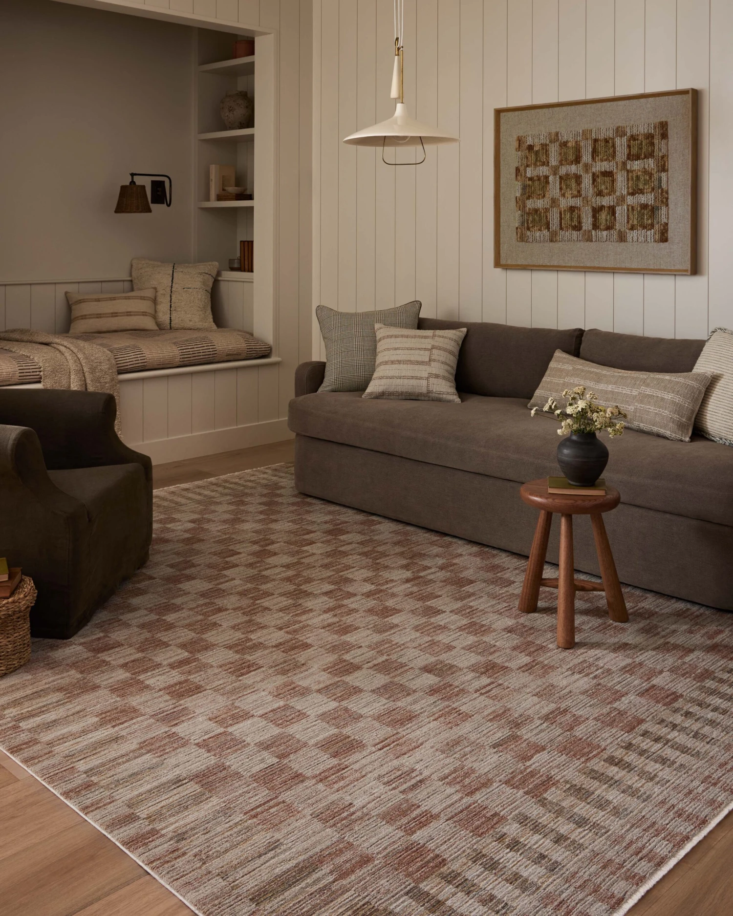 Amber Lewis Cali Brick / Natural Rug DC10 2 Amber Lewis Cali Brick / Natural Rug DC10 - Image 2