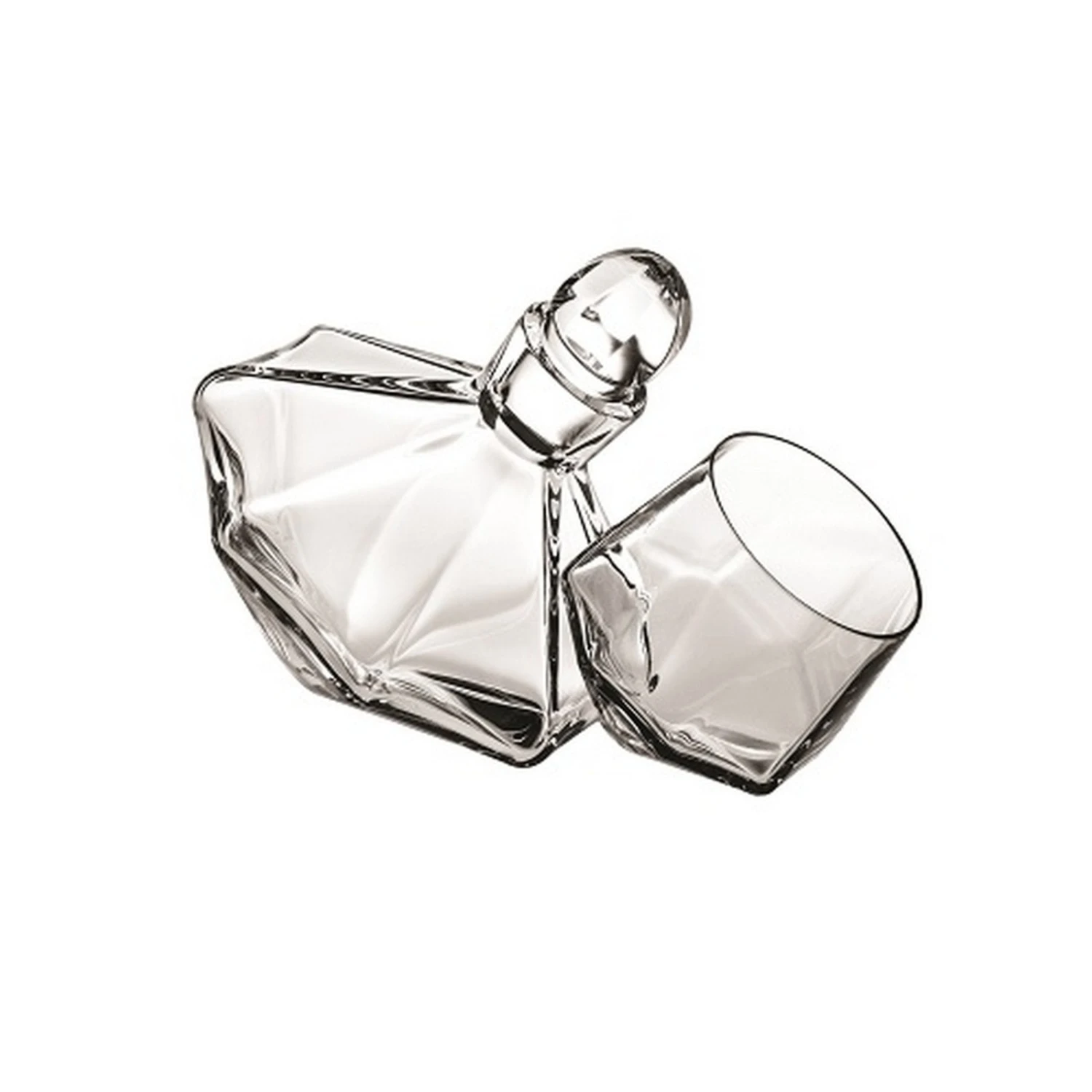 Vista Alegre Carrossel Whisky Decanter And 2 Old Fashion Set 2 Vista Alegre Carrossel Whisky Decanter And 2 Old Fashion Set - Image 2