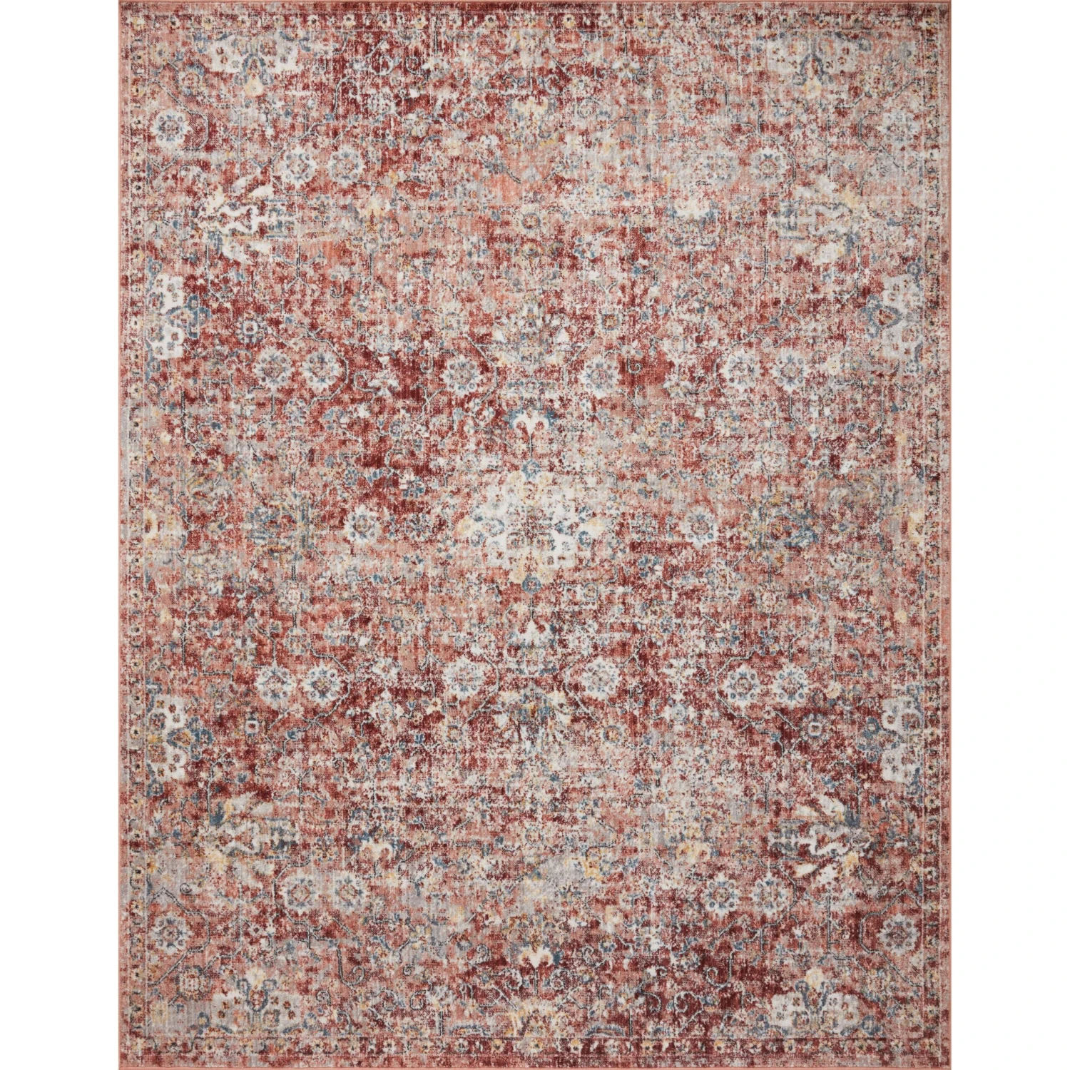 Loloi II Cassandra CSN-03 Rust / Ivory Rug DC10 1 Loloi II Cassandra CSN-03 Rust / Ivory Rug DC10