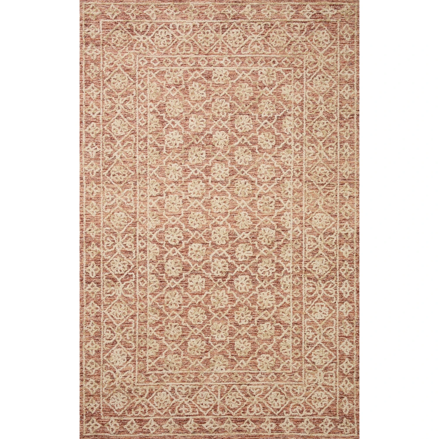 Loloi Cecelia CEC-01 Rust / Natural Rug MDP 1 Loloi Cecelia CEC-01 Rust / Natural Rug MDP