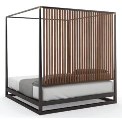 Caracole Classic Pinstripe Bed -Grayson-Living CLA 020 121 3
