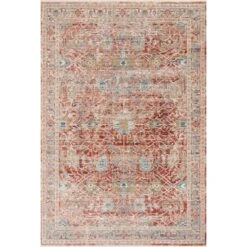 Loloi Claire CLE-01 Red / Ivory Rug MDP