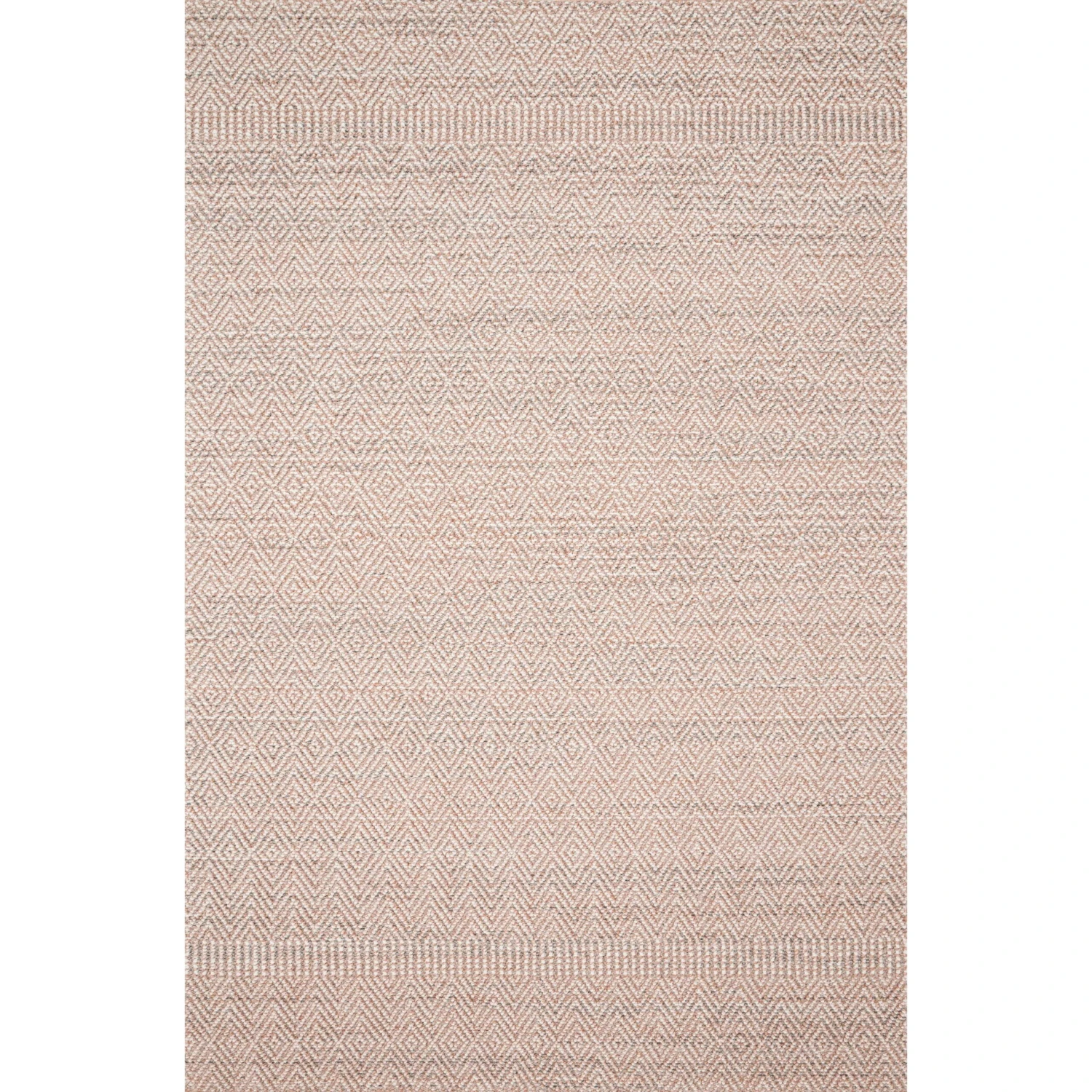 Loloi II Cole COL-02 Blush / Ivory Rug DC10 1 Loloi II Cole COL-02 Blush / Ivory Rug DC10