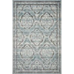 Rifle Paper Courtyard COU-02 Rug Blue DC10