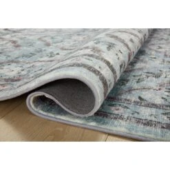 Rifle Paper Courtyard COU-02 Rug Blue DC10 -Grayson-Living COURCOU 02BB00 24