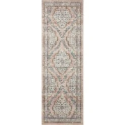 Rifle Paper Courtyard COU-02 Rug Blush DC10 -Grayson-Living COURCOU 02BH00 21