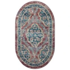 Rifle Paper Courtyard COU-02 Rug Red DC10 13 Rifle Paper Courtyard COU-02 Rug Red DC10 -Grayson-Living COURCOU 02RE00 22