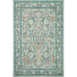 Rifle Paper Courtyard COU-03 Rug Sage DC10