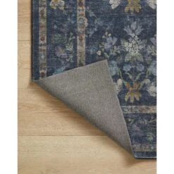Rifle Paper Courtyard COU-04 Rug Navy DC10 -Grayson-Living COURCOU 04NV00 26