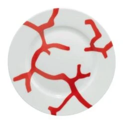 Raynaud Cristobal Rouge / Coral Salad Cake Plate N°2