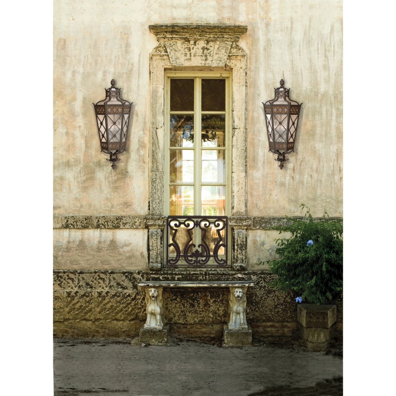 Fine Art Chateau 37" Outdoor Wall Mount 2 Fine Art Chateau 37" Outdoor Wall Mount - Image 2