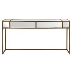 Uttermost Reflect Mirrored Console Table