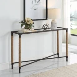 Uttermost Braddock Coastal Console Table 11 Uttermost Braddock Coastal Console Table -Grayson-Living FURN 4109 22880 A