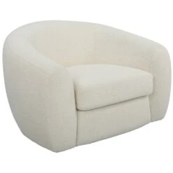Uttermost Capra Art Deco White Swivel Chair 14 Uttermost Capra Art Deco White Swivel Chair -Grayson-Living FURN 4125 23747 A4 ANGLE
