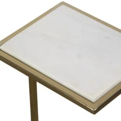 Uttermost Elevate White Marble Drink Table -Grayson-Living FURN 4250 22943 A4 DETAIL1
