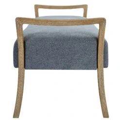 Uttermost Daylight Sky Blue Bench -Grayson-Living FURN 4491 23829 A2 SIDE