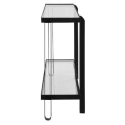 Uttermost Shadow Black Iron Console Table 12 Uttermost Shadow Black Iron Console Table -Grayson-Living FURN 4581 24233 A2 SIDE