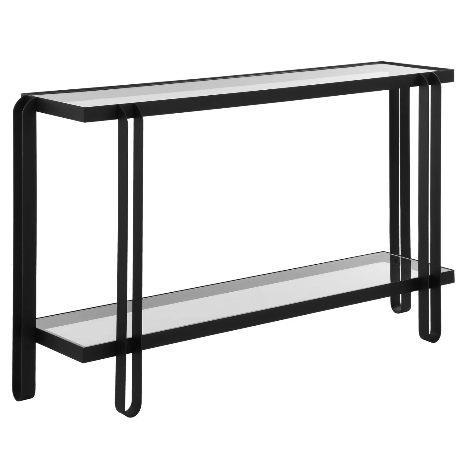 Uttermost Shadow Black Iron Console Table 7 Uttermost Shadow Black Iron Console Table - Image 7