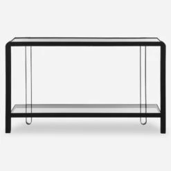 Uttermost Shadow Black Iron Console Table 11 Uttermost Shadow Black Iron Console Table -Grayson-Living FURN 4581 24233 C