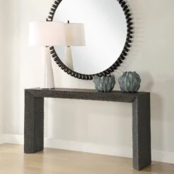 Uttermost Thoreau Ebony Console Table -Grayson-Living FURN 4695 24594 A BEAUTY ANGLE