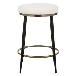 Uttermost Ensemble Cream Counter Stool