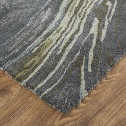 Feizy Amira 8631F Rug In Green / Gray -Grayson-Living Feizy Amira 8631F in Green Gray 5