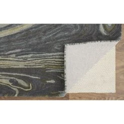 Feizy Amira 8631F Rug In Green / Gray -Grayson-Living Feizy Amira 8631F in Green Gray 6