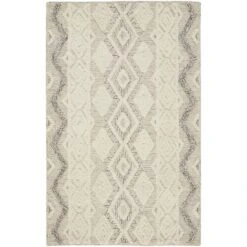 Feizy Anica 8006F Rug In Ivory / Gray