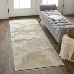 Feizy Aura 3727F Rug In Gold / Beige -Grayson-Living Feizy Aura 3727F in Gold Beige 4
