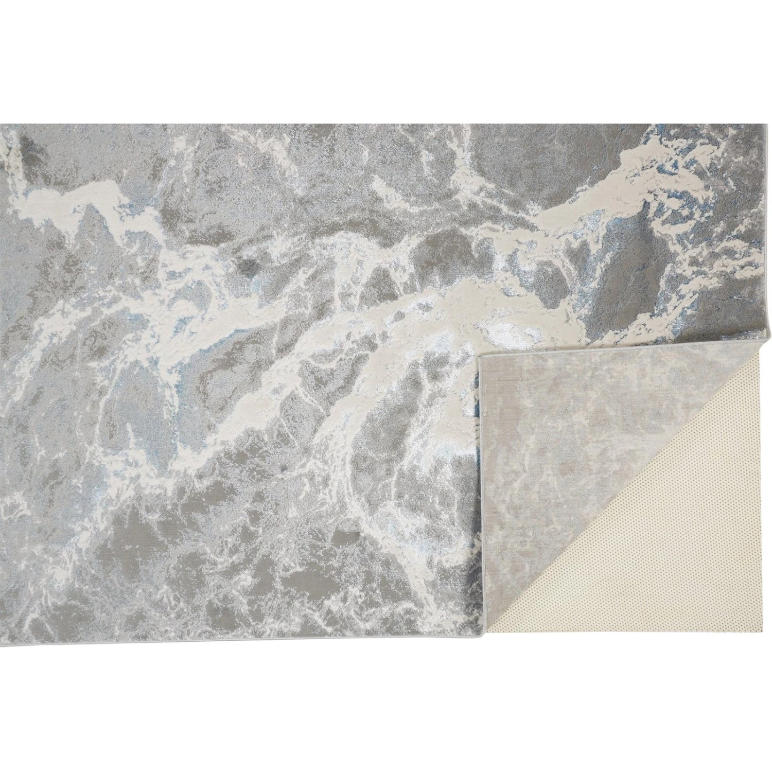 Feizy Azure 3539F Rug In Silver / Blue 7 Feizy Azure 3539F Rug In Silver / Blue - Image 7