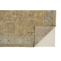Feizy Carrington 6501F Rug In Gold / Light Blue 8 Feizy Carrington 6501F Rug In Gold / Light Blue -Grayson-Living Feizy Carrington 6501F in Gold Light Blue 4