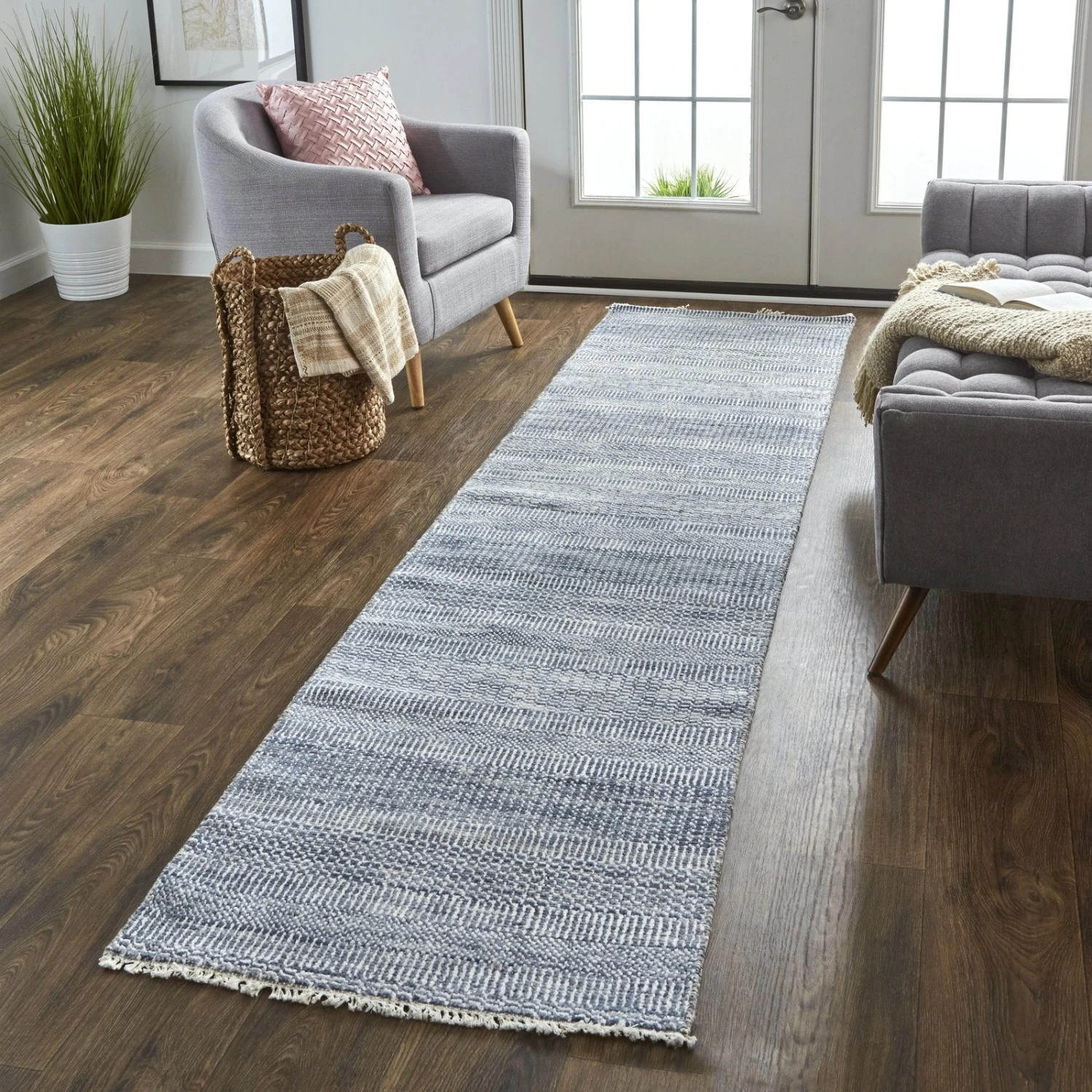 Feizy Janson I6062 Rug In Blue / Gray 3 Feizy Janson I6062 Rug In Blue / Gray - Image 3