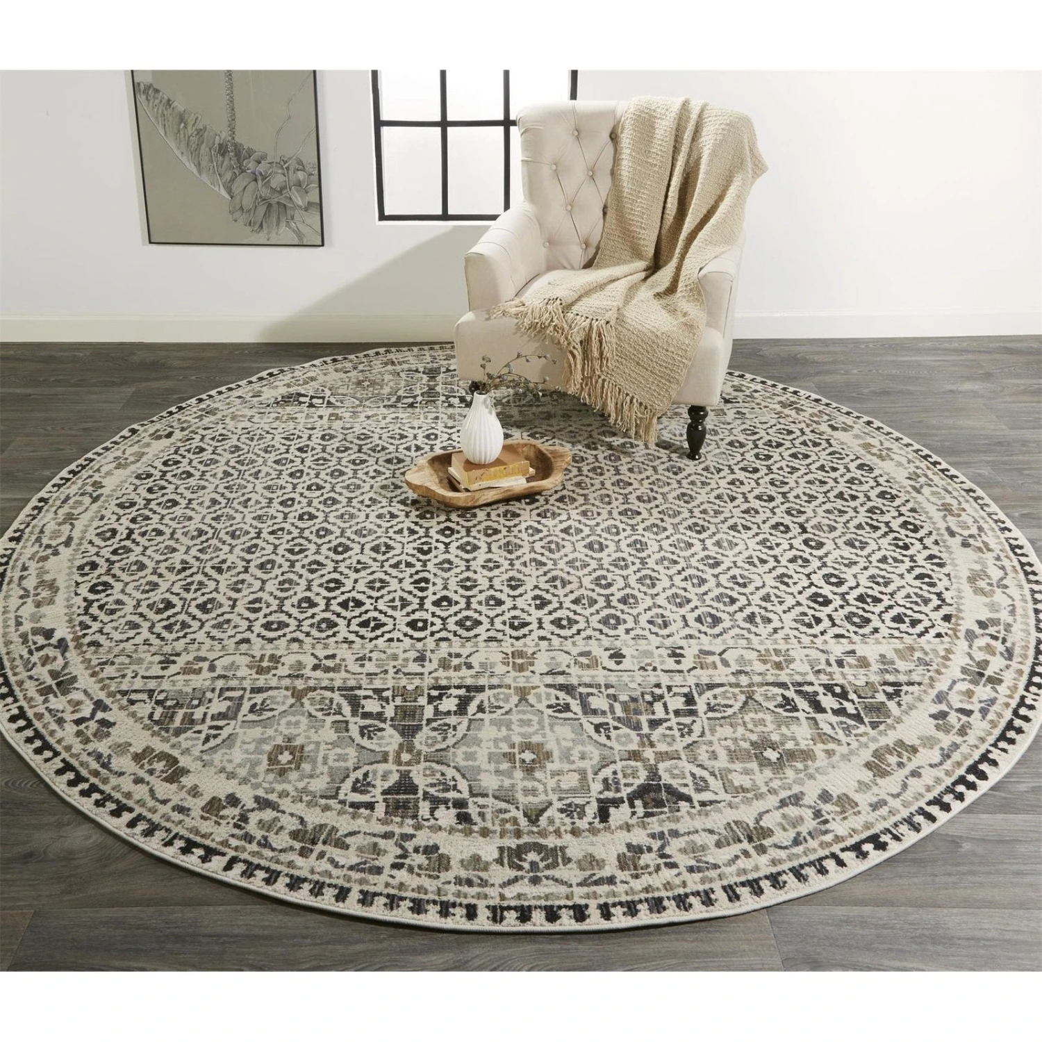 Feizy Kano 3874F Rug In Gray/Ivory 12 Feizy Kano 3874F Rug In Gray/Ivory - Image 12