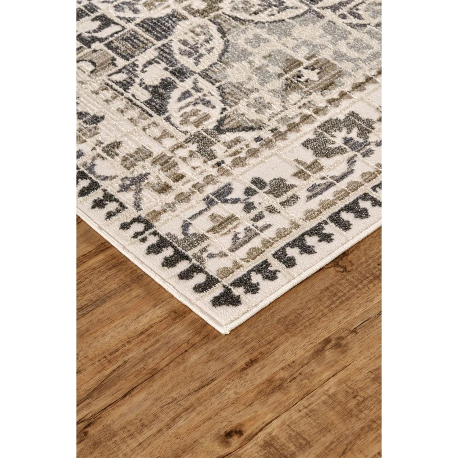 Feizy Kano 3874F Rug In Gray/Ivory 3 Feizy Kano 3874F Rug In Gray/Ivory - Image 3