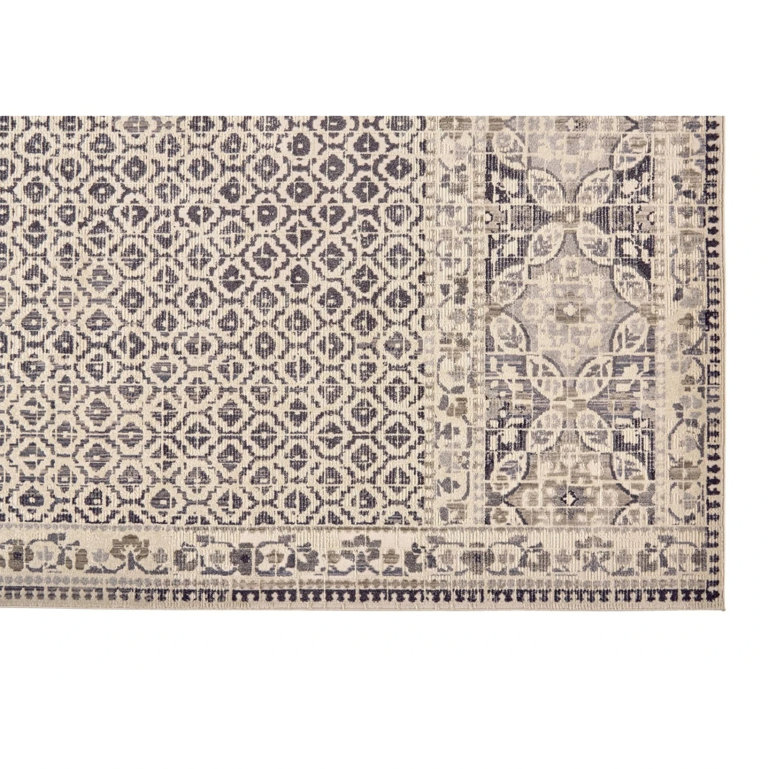 Feizy Kano 3874F Rug In Gray/Ivory 4 Feizy Kano 3874F Rug In Gray/Ivory - Image 4