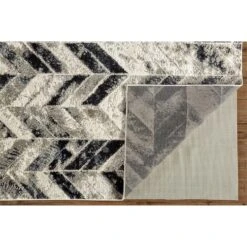 Feizy Micah 3048F Rug In Gray/Silver -Grayson-Living Feizy Micah 3048F In GraySilver 4