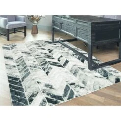 Feizy Micah 3048F Rug In Gray/Silver -Grayson-Living Feizy Micah 3048F In GraySilver 6