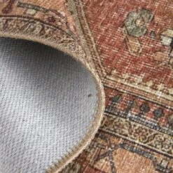 Feizy Percy 39ALF Rug In Orange / Pink -Grayson-Living Feizy Percy 39ALF in Orange Pink 4