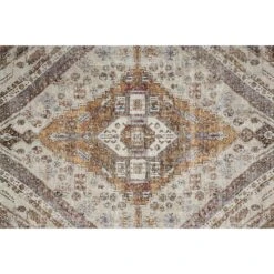 Feizy Percy 39ANF Rug In Tan 8 Feizy Percy 39ANF Rug In Tan -Grayson-Living Feizy Percy 39ANF in Rust Blue 3