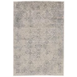 Feizy Prasad 3682F Rug In Light Gray