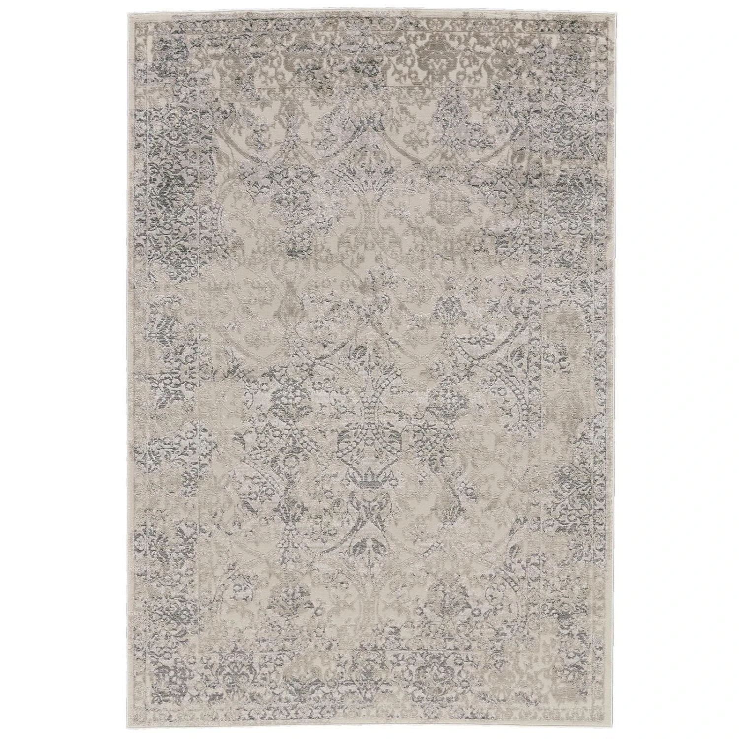 Feizy Prasad 3682F Rug In Light Gray 1 Feizy Prasad 3682F Rug In Light Gray