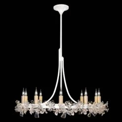 Fine Art Azu 34.5" Round Chandelier -Grayson-Living Fine Art Handcrafted Lighting Fine Art Azu 345 Round Chandelier 915240 3ST 9