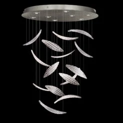 Fine Art Elevate 32" Round Pendant -Grayson-Living Fine Art Handcrafted Lighting Fine Art Elevate 32 Round Pendant 895840 122ST 4