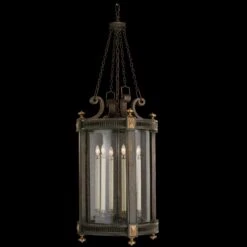 Fine Art Beekman Place 17 Inch Wide 5 Light Outdoor Hanging Lantern