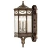 Fine Art Holland Park 3 Light 27 Inch Bronze Outdoor Wall Sconce
