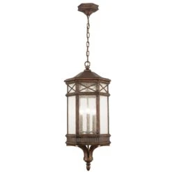 Fine Art Holland Park 3 Light Bronze Outdoor Lantern