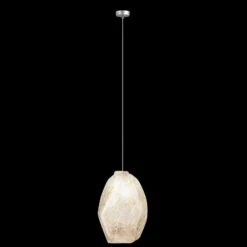 Fine Art Natural Inspirations 4.5" Natural Quartz Round Drop Light -Grayson-Living Fine Art Handcrafted Lighting Fine Art Natural Inspirations 45 Natural Quartz Round Drop Light 851840 18LD 6