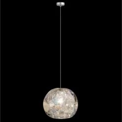 Fine Art Natural Inspirations 4.5" Nebula Round Drop Light