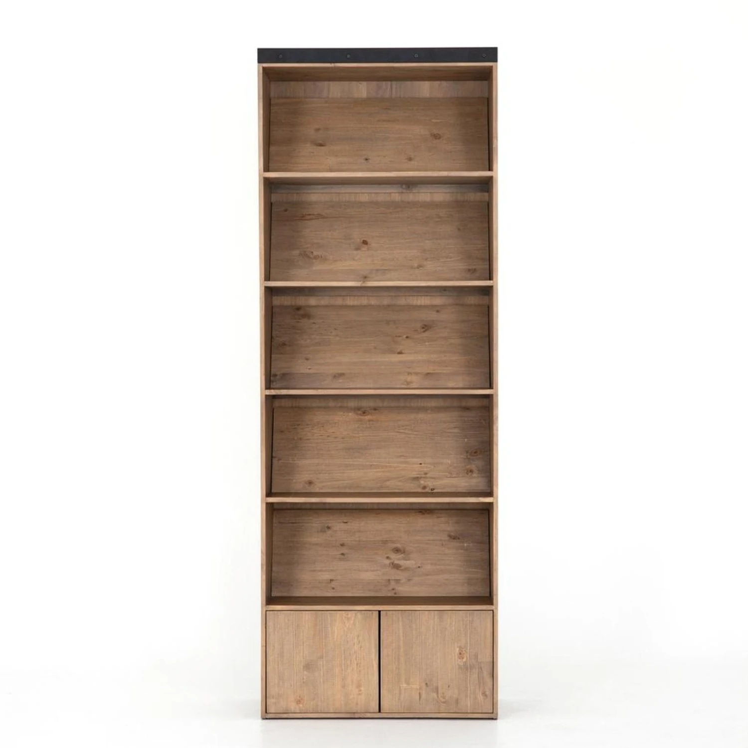 Four Hands Bane Bookshelf In Smoked Pine 18 Four Hands Bane Bookshelf In Smoked Pine - Image 18